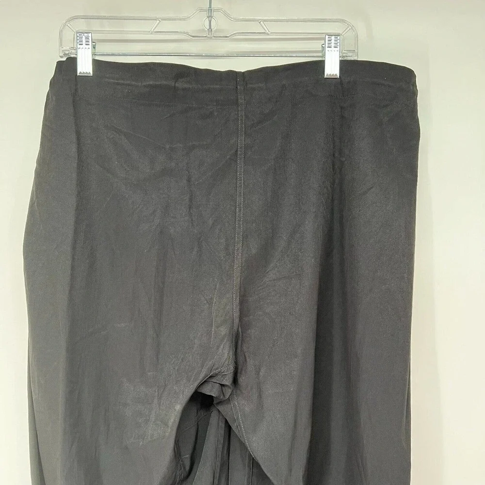 Diane Von Furstenberg Womens Pants 14 Black Crop Ankle Tassel Belted Pockets - Picture 5 of 7